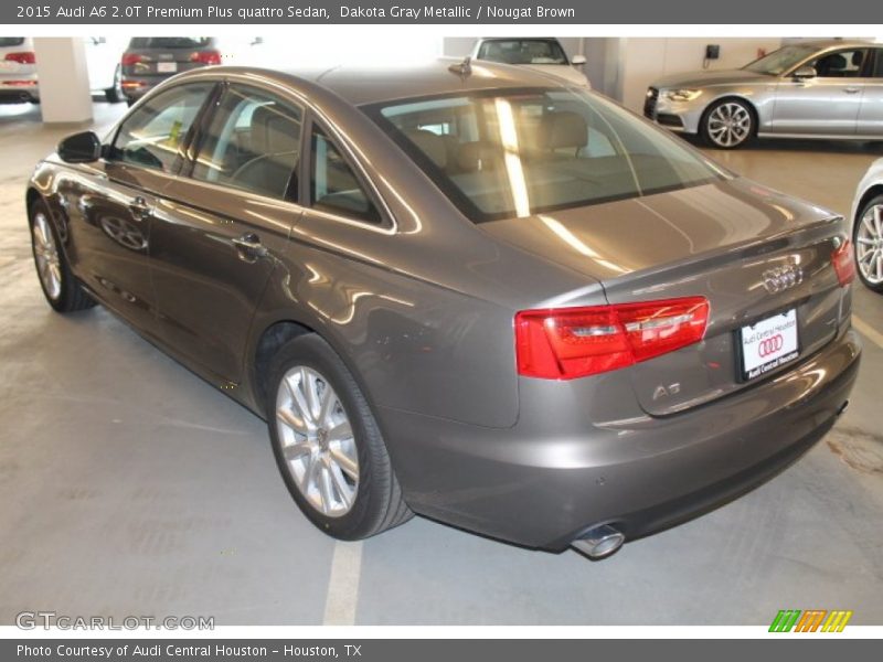 Dakota Gray Metallic / Nougat Brown 2015 Audi A6 2.0T Premium Plus quattro Sedan