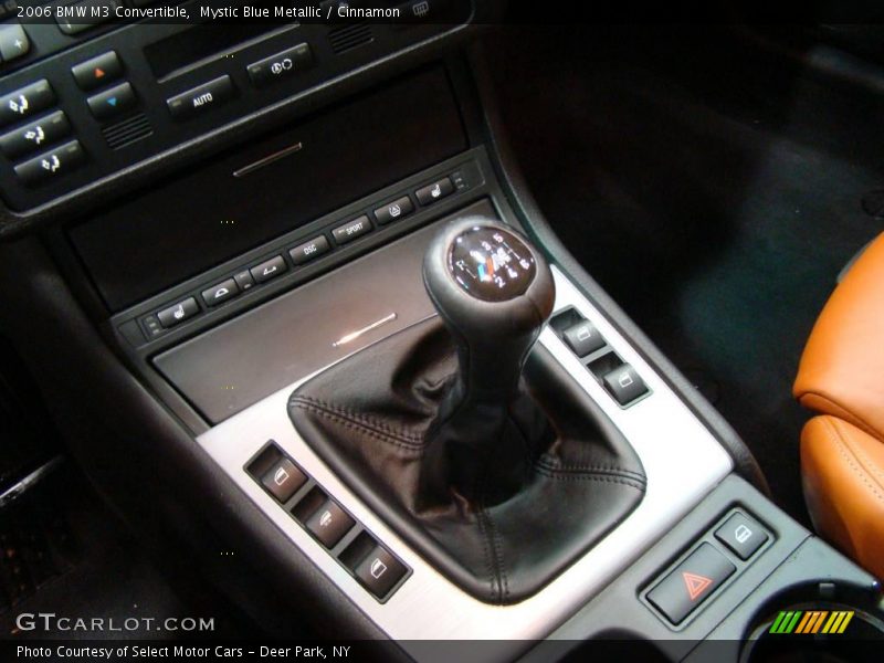 Mystic Blue Metallic / Cinnamon 2006 BMW M3 Convertible