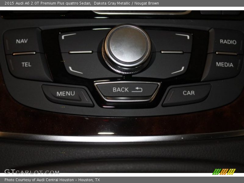 Dakota Gray Metallic / Nougat Brown 2015 Audi A6 2.0T Premium Plus quattro Sedan