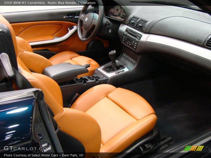 Mystic Blue Metallic / Cinnamon 2006 BMW M3 Convertible