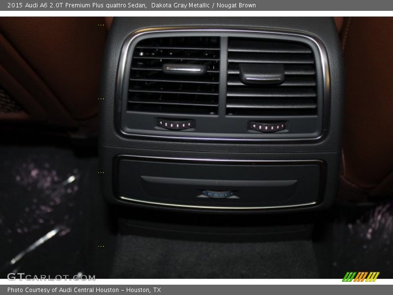Dakota Gray Metallic / Nougat Brown 2015 Audi A6 2.0T Premium Plus quattro Sedan
