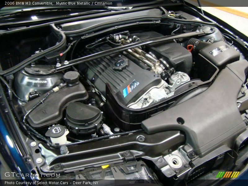 Mystic Blue Metallic / Cinnamon 2006 BMW M3 Convertible