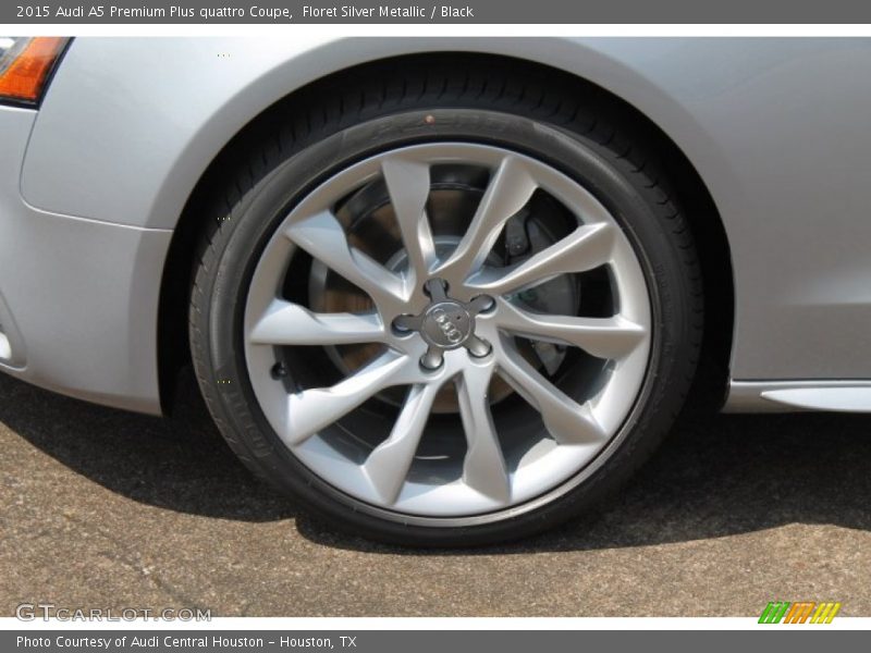 Floret Silver Metallic / Black 2015 Audi A5 Premium Plus quattro Coupe
