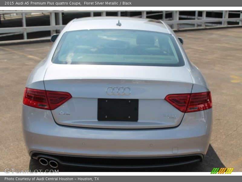 Floret Silver Metallic / Black 2015 Audi A5 Premium Plus quattro Coupe