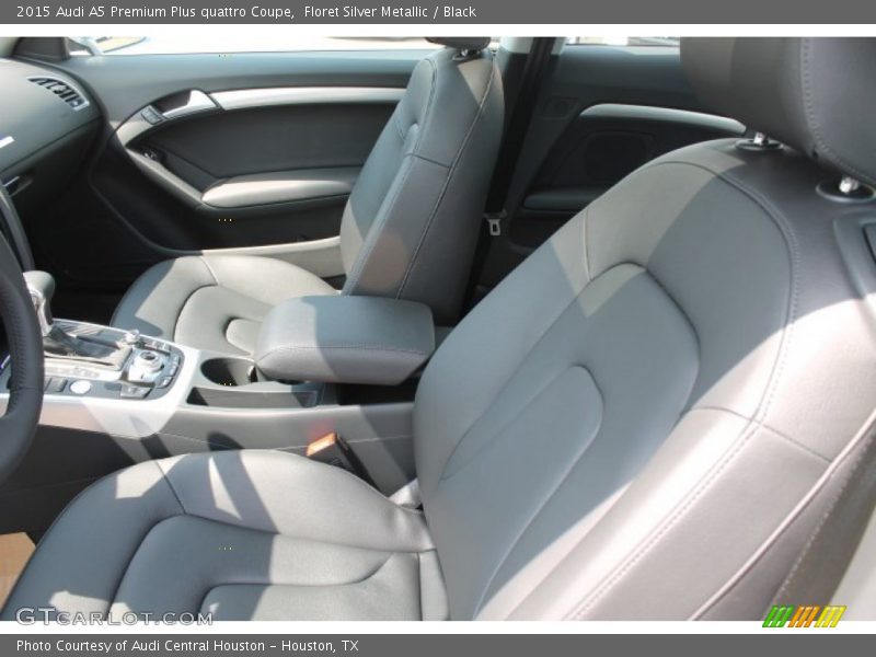 Floret Silver Metallic / Black 2015 Audi A5 Premium Plus quattro Coupe