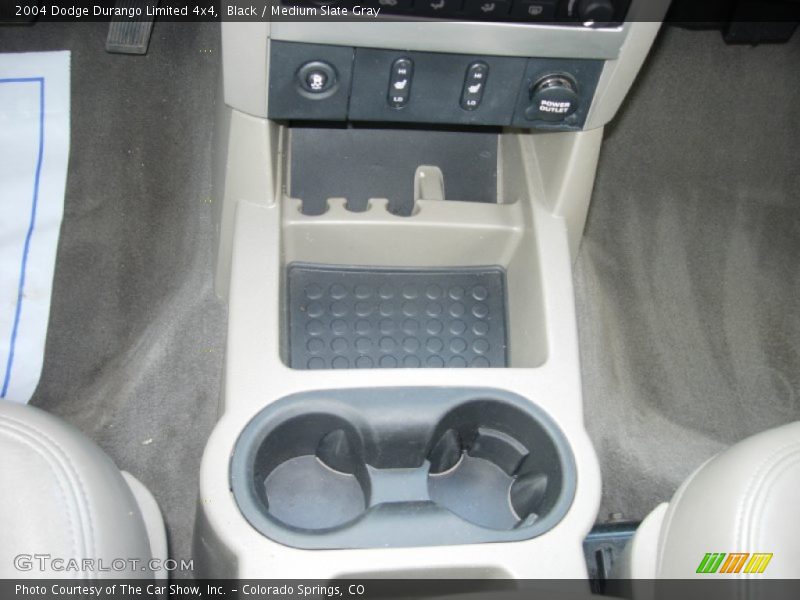 Black / Medium Slate Gray 2004 Dodge Durango Limited 4x4