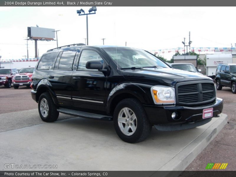 Black / Medium Slate Gray 2004 Dodge Durango Limited 4x4