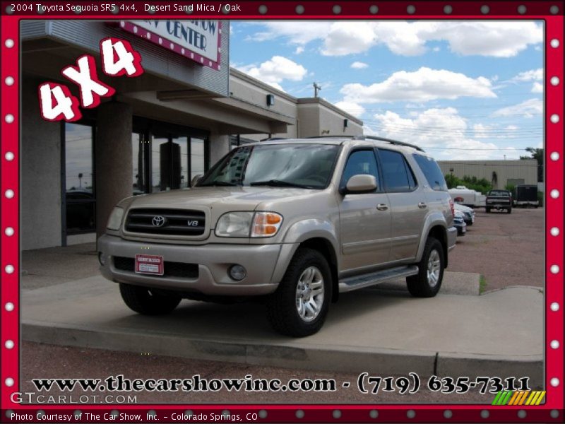 Desert Sand Mica / Oak 2004 Toyota Sequoia SR5 4x4