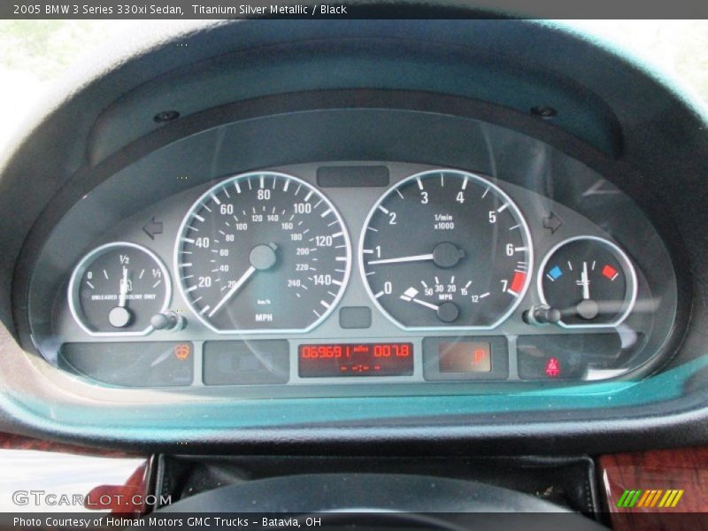  2005 3 Series 330xi Sedan 330xi Sedan Gauges