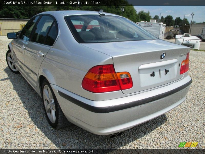 Titanium Silver Metallic / Black 2005 BMW 3 Series 330xi Sedan