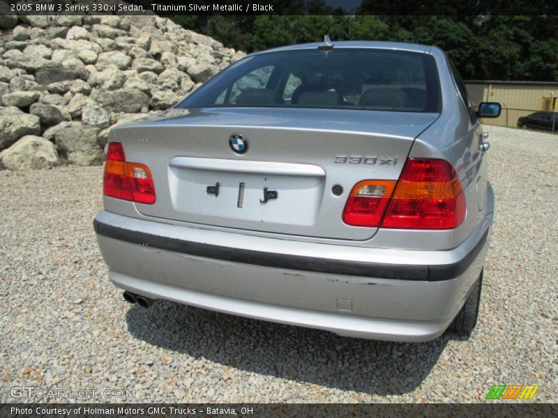 Titanium Silver Metallic / Black 2005 BMW 3 Series 330xi Sedan