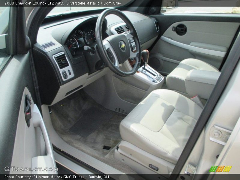 Silverstone Metallic / Light Gray 2008 Chevrolet Equinox LTZ AWD