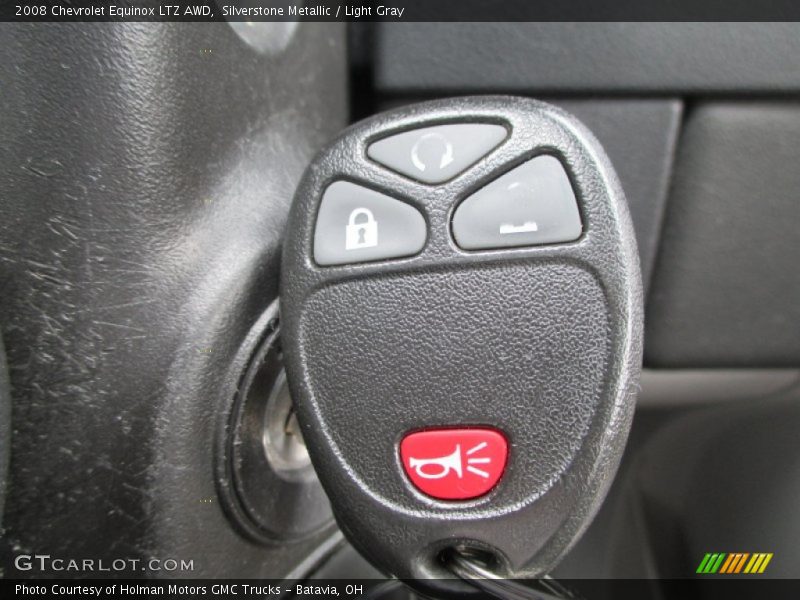 Silverstone Metallic / Light Gray 2008 Chevrolet Equinox LTZ AWD