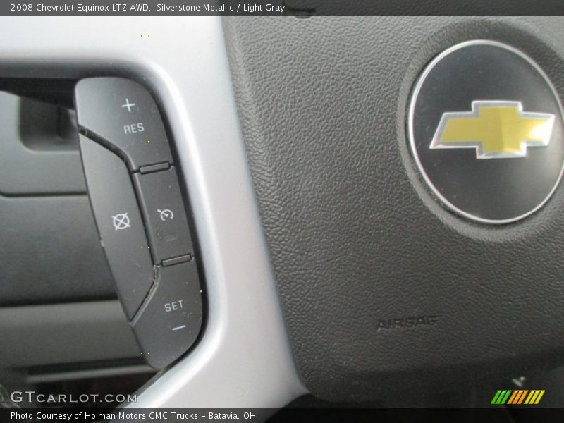 Silverstone Metallic / Light Gray 2008 Chevrolet Equinox LTZ AWD