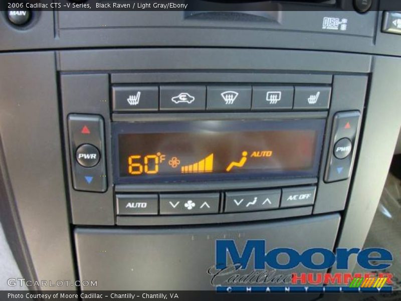 Black Raven / Light Gray/Ebony 2006 Cadillac CTS -V Series