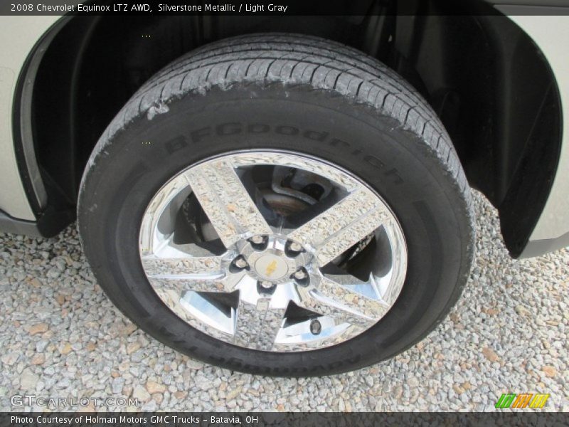 Silverstone Metallic / Light Gray 2008 Chevrolet Equinox LTZ AWD