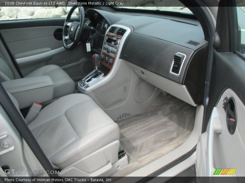 Silverstone Metallic / Light Gray 2008 Chevrolet Equinox LTZ AWD