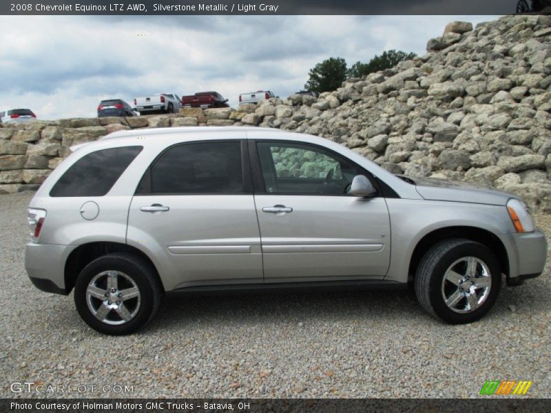 Silverstone Metallic / Light Gray 2008 Chevrolet Equinox LTZ AWD