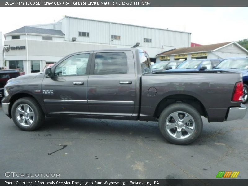 Granite Crystal Metallic / Black/Diesel Gray 2014 Ram 1500 SLT Crew Cab 4x4