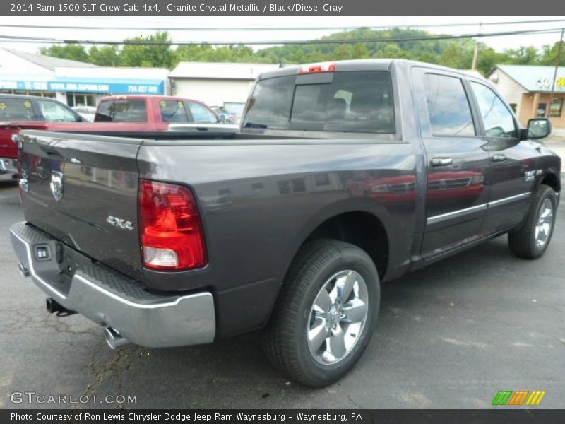 Granite Crystal Metallic / Black/Diesel Gray 2014 Ram 1500 SLT Crew Cab 4x4