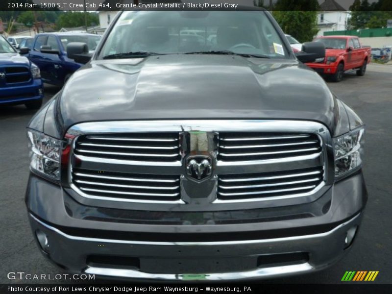 Granite Crystal Metallic / Black/Diesel Gray 2014 Ram 1500 SLT Crew Cab 4x4