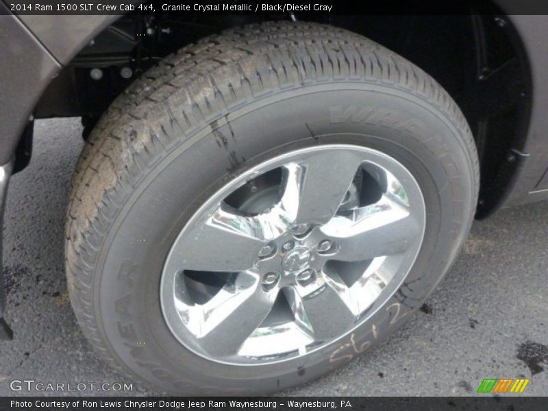 Granite Crystal Metallic / Black/Diesel Gray 2014 Ram 1500 SLT Crew Cab 4x4