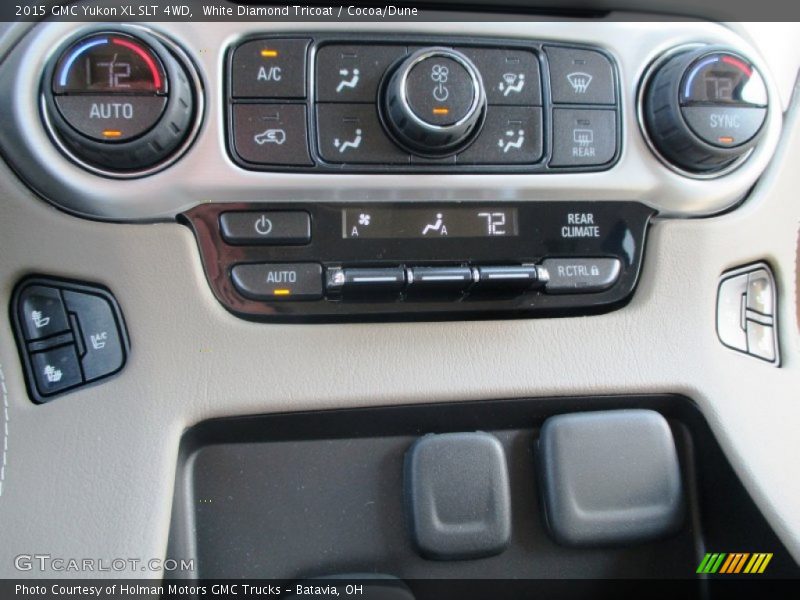 Controls of 2015 Yukon XL SLT 4WD