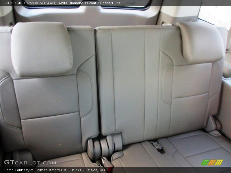 White Diamond Tricoat / Cocoa/Dune 2015 GMC Yukon XL SLT 4WD