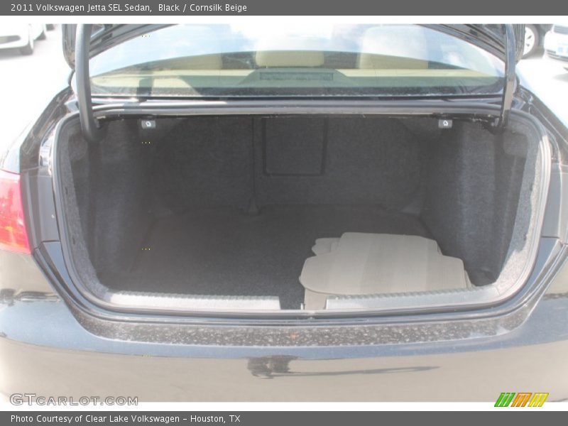 Black / Cornsilk Beige 2011 Volkswagen Jetta SEL Sedan