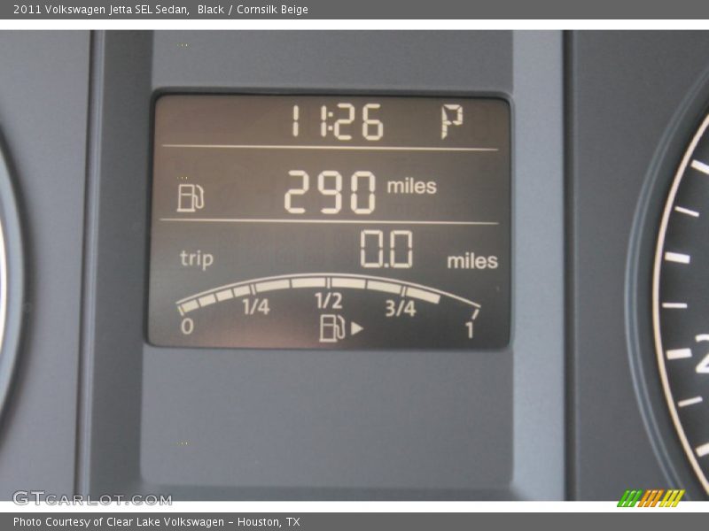 Black / Cornsilk Beige 2011 Volkswagen Jetta SEL Sedan