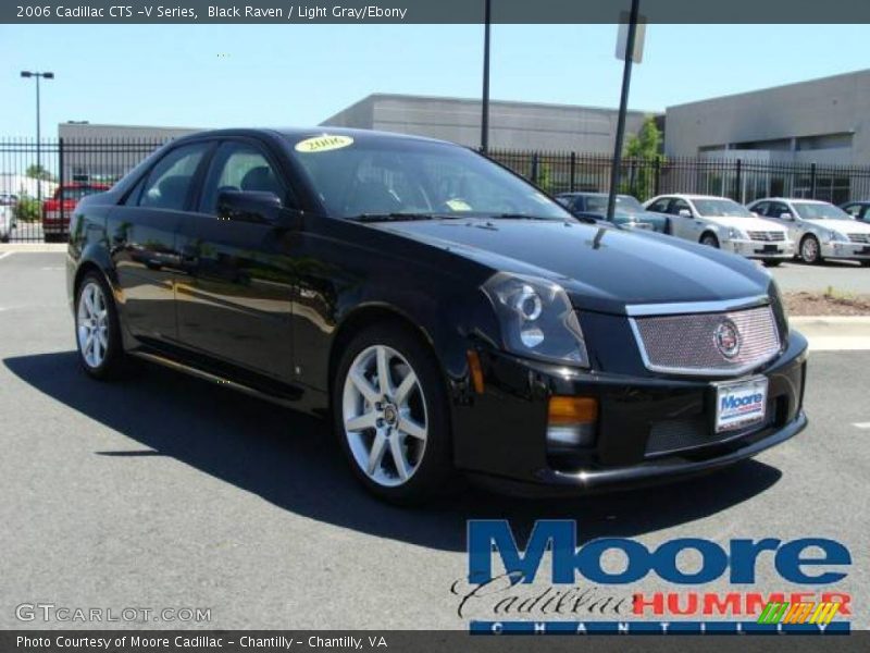 Black Raven / Light Gray/Ebony 2006 Cadillac CTS -V Series