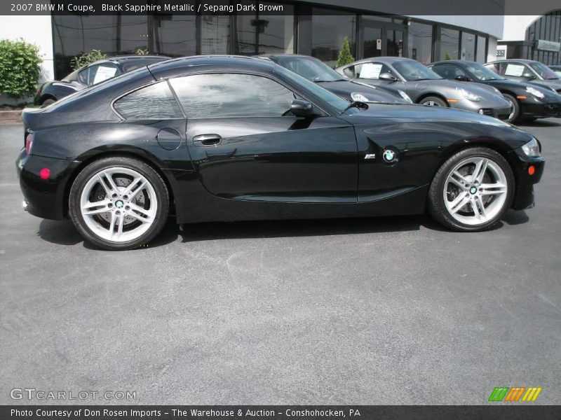 Black Sapphire Metallic / Sepang Dark Brown 2007 BMW M Coupe