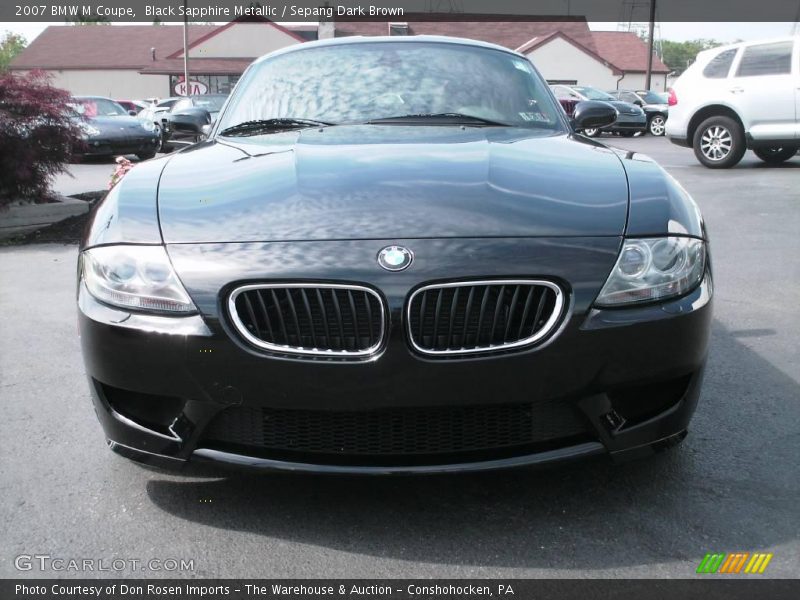 Black Sapphire Metallic / Sepang Dark Brown 2007 BMW M Coupe
