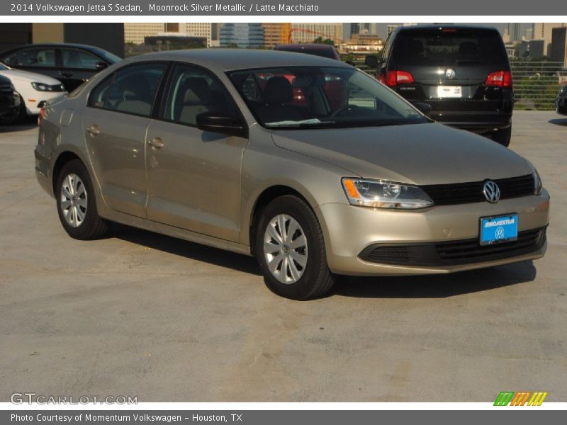 Moonrock Silver Metallic / Latte Macchiato 2014 Volkswagen Jetta S Sedan