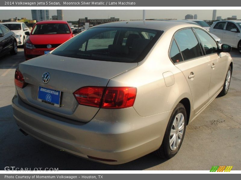 Moonrock Silver Metallic / Latte Macchiato 2014 Volkswagen Jetta S Sedan