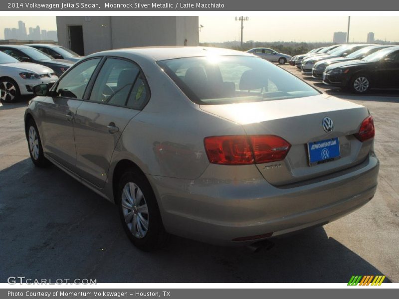 Moonrock Silver Metallic / Latte Macchiato 2014 Volkswagen Jetta S Sedan