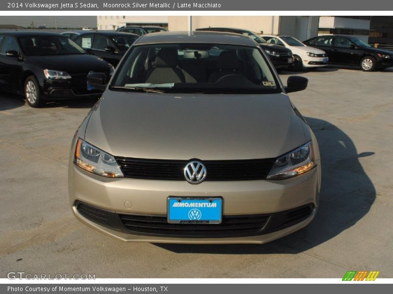 Moonrock Silver Metallic / Latte Macchiato 2014 Volkswagen Jetta S Sedan
