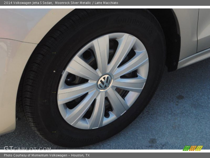 Moonrock Silver Metallic / Latte Macchiato 2014 Volkswagen Jetta S Sedan