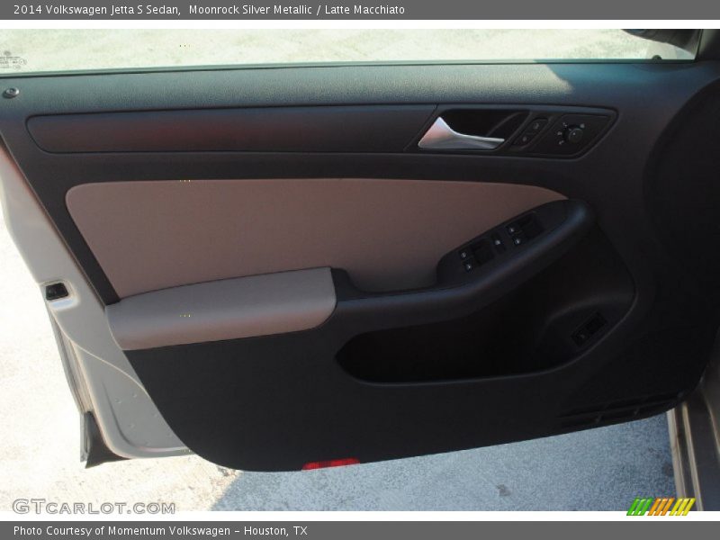Moonrock Silver Metallic / Latte Macchiato 2014 Volkswagen Jetta S Sedan