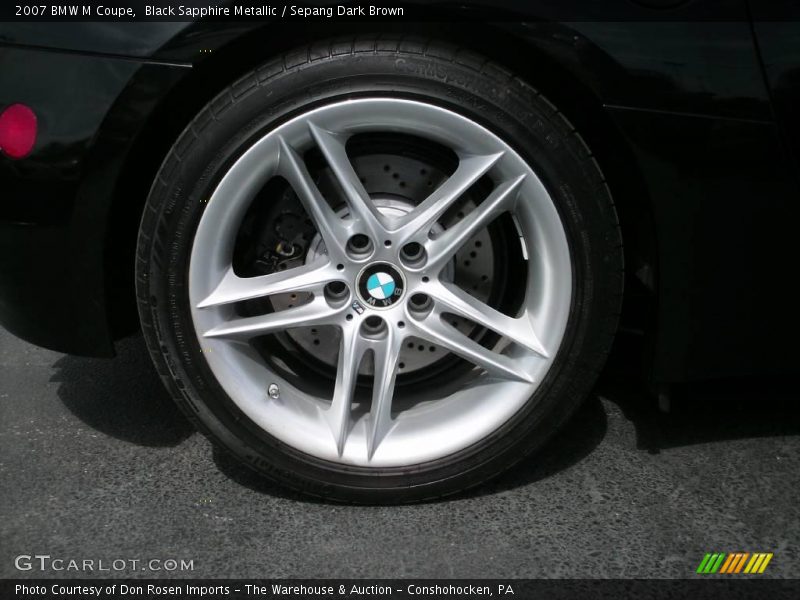 Black Sapphire Metallic / Sepang Dark Brown 2007 BMW M Coupe