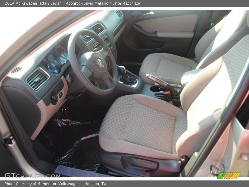 Moonrock Silver Metallic / Latte Macchiato 2014 Volkswagen Jetta S Sedan