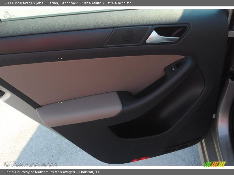 Moonrock Silver Metallic / Latte Macchiato 2014 Volkswagen Jetta S Sedan
