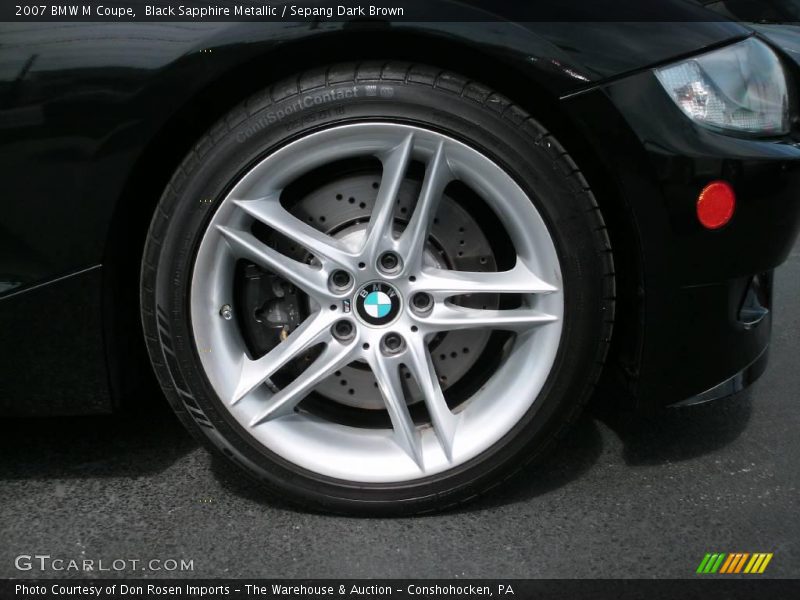 Black Sapphire Metallic / Sepang Dark Brown 2007 BMW M Coupe