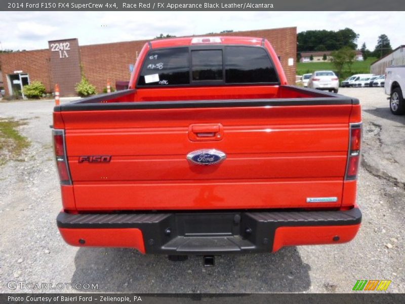Race Red / FX Appearance Black Leather/Alcantara 2014 Ford F150 FX4 SuperCrew 4x4