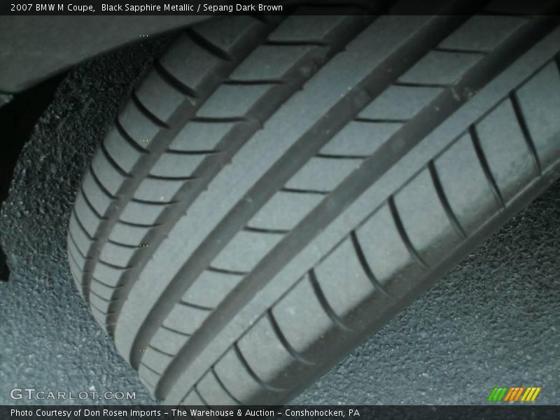 Black Sapphire Metallic / Sepang Dark Brown 2007 BMW M Coupe