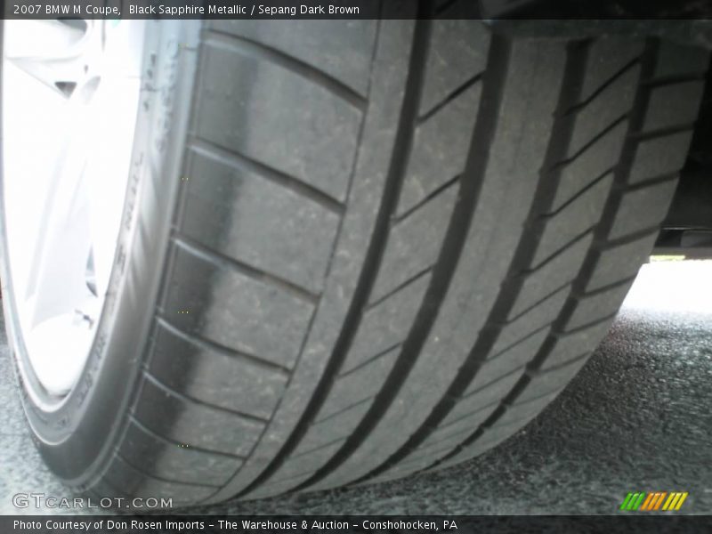 Black Sapphire Metallic / Sepang Dark Brown 2007 BMW M Coupe