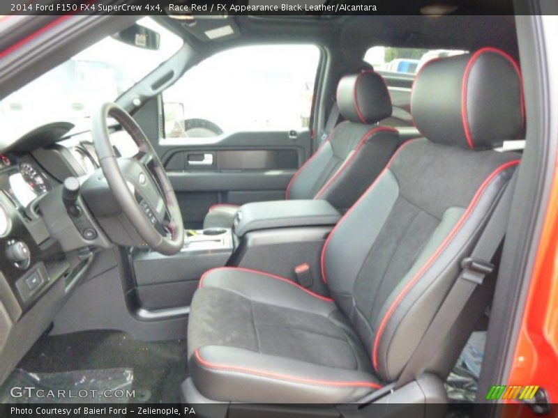 Race Red / FX Appearance Black Leather/Alcantara 2014 Ford F150 FX4 SuperCrew 4x4