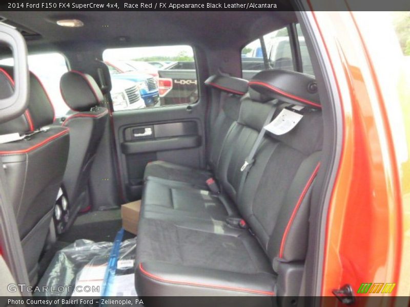 Race Red / FX Appearance Black Leather/Alcantara 2014 Ford F150 FX4 SuperCrew 4x4
