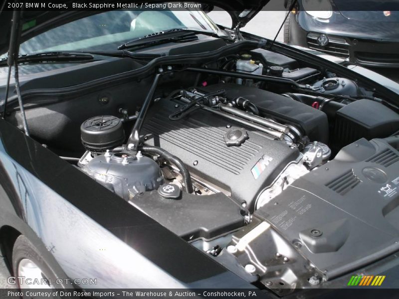 Black Sapphire Metallic / Sepang Dark Brown 2007 BMW M Coupe