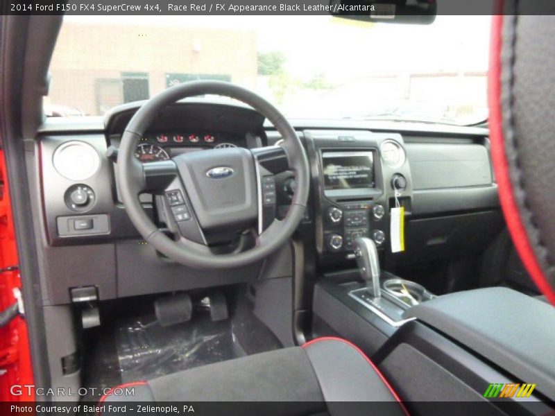 Race Red / FX Appearance Black Leather/Alcantara 2014 Ford F150 FX4 SuperCrew 4x4